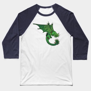 Jungle Hidden Dragon :: Dragons and Dinosaurs Baseball T-Shirt